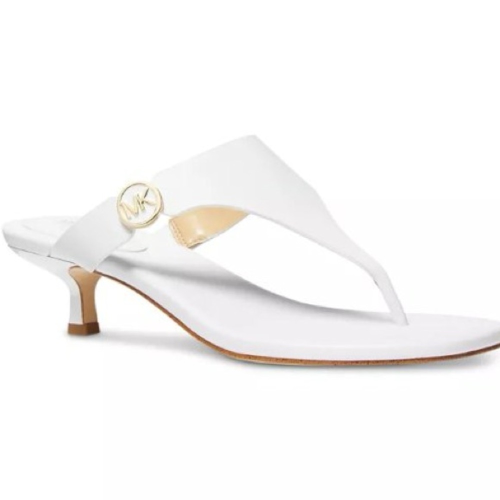 Michael Kors Lucinda Kitten-Heel Sandals - Picture 3 of 7